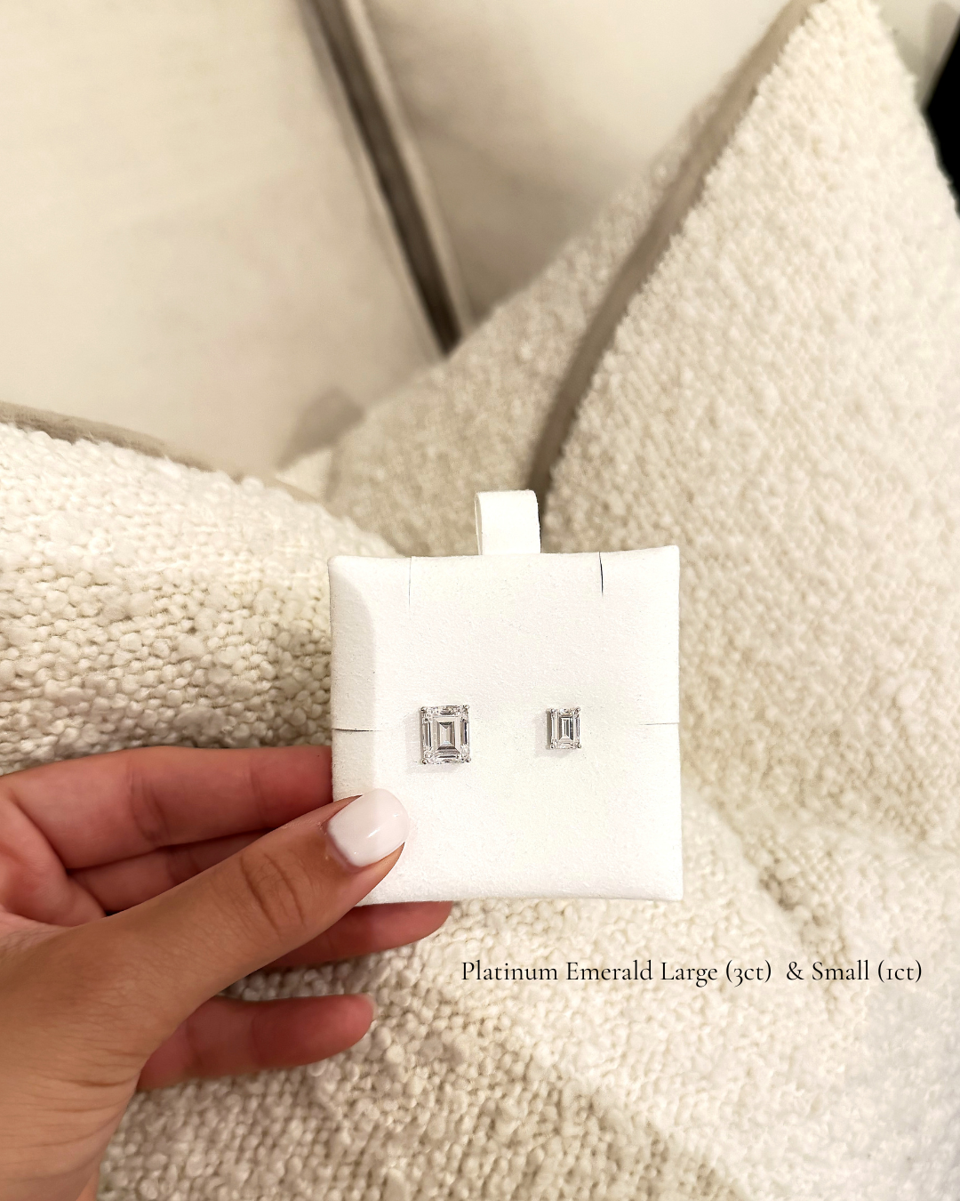 Emi Emerald Cut Studs