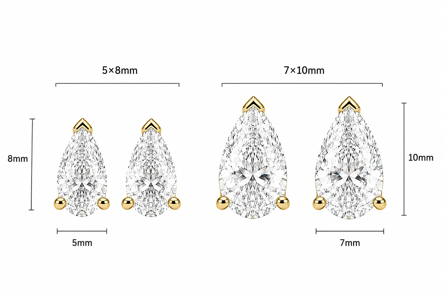 Piper Pear Drop Earrings