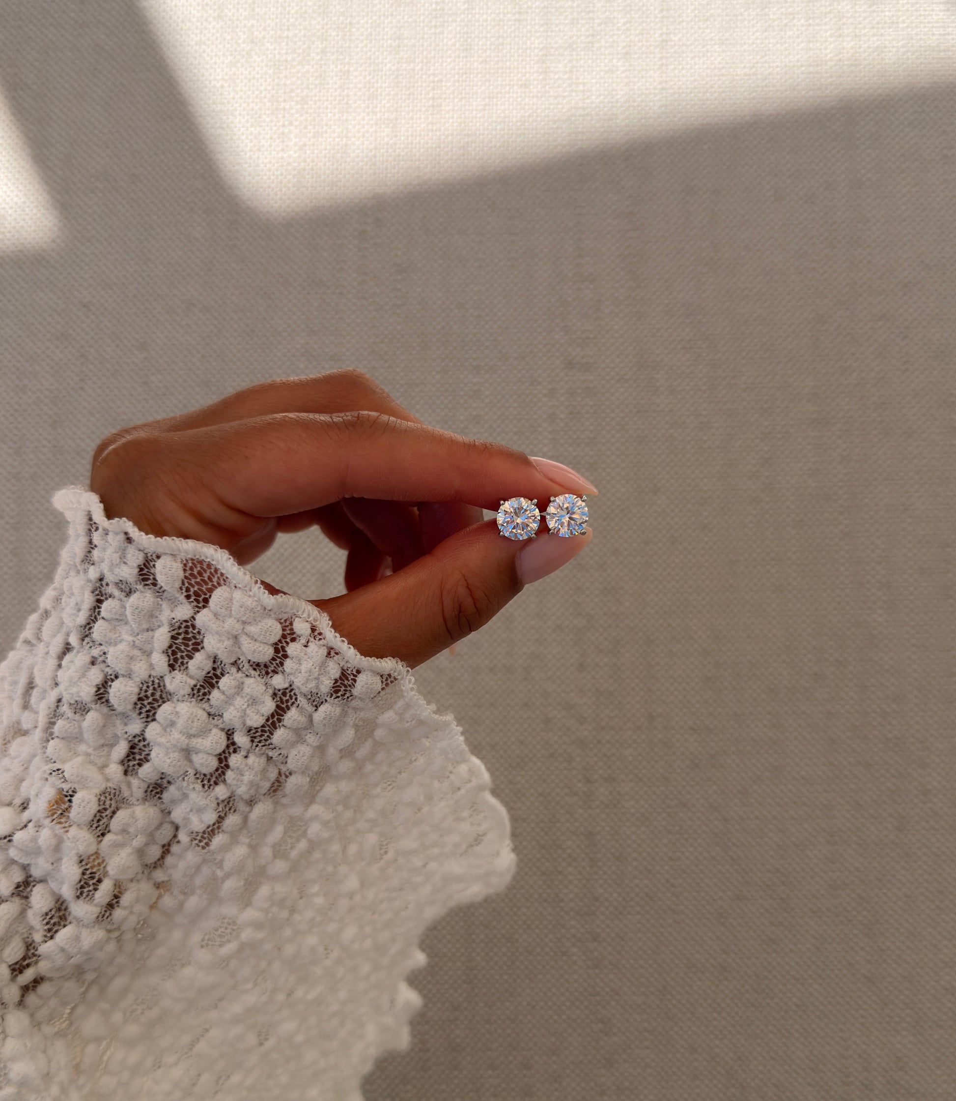 Rosie Round Brilliant Studs