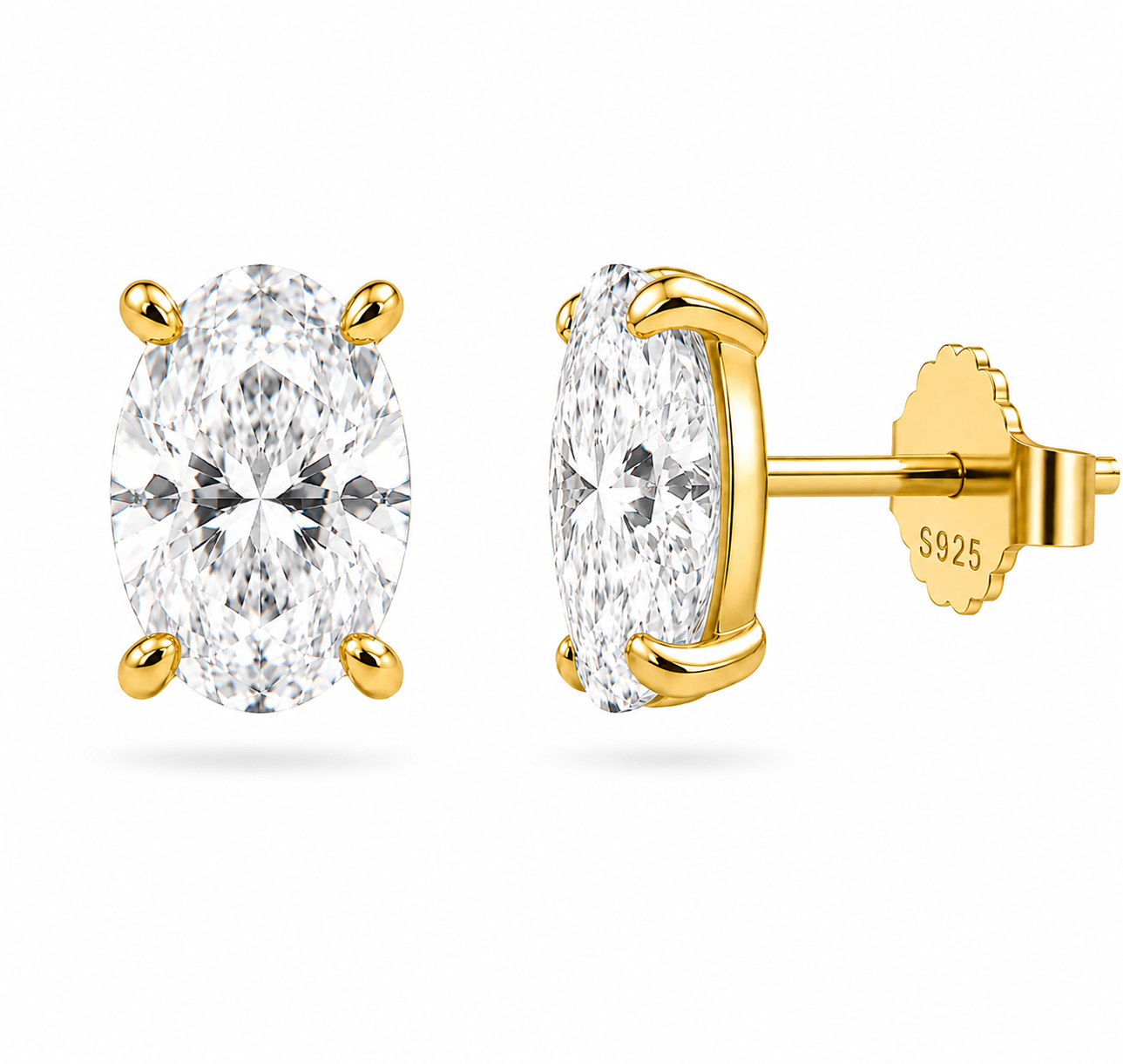 Ottie Oval Earring Studs