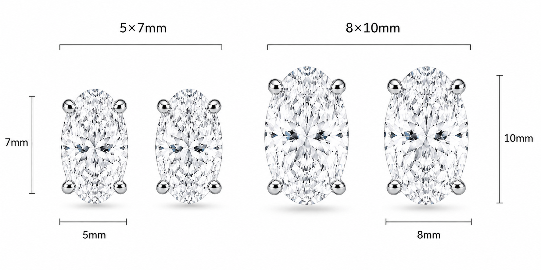Ottie Oval Earring Studs