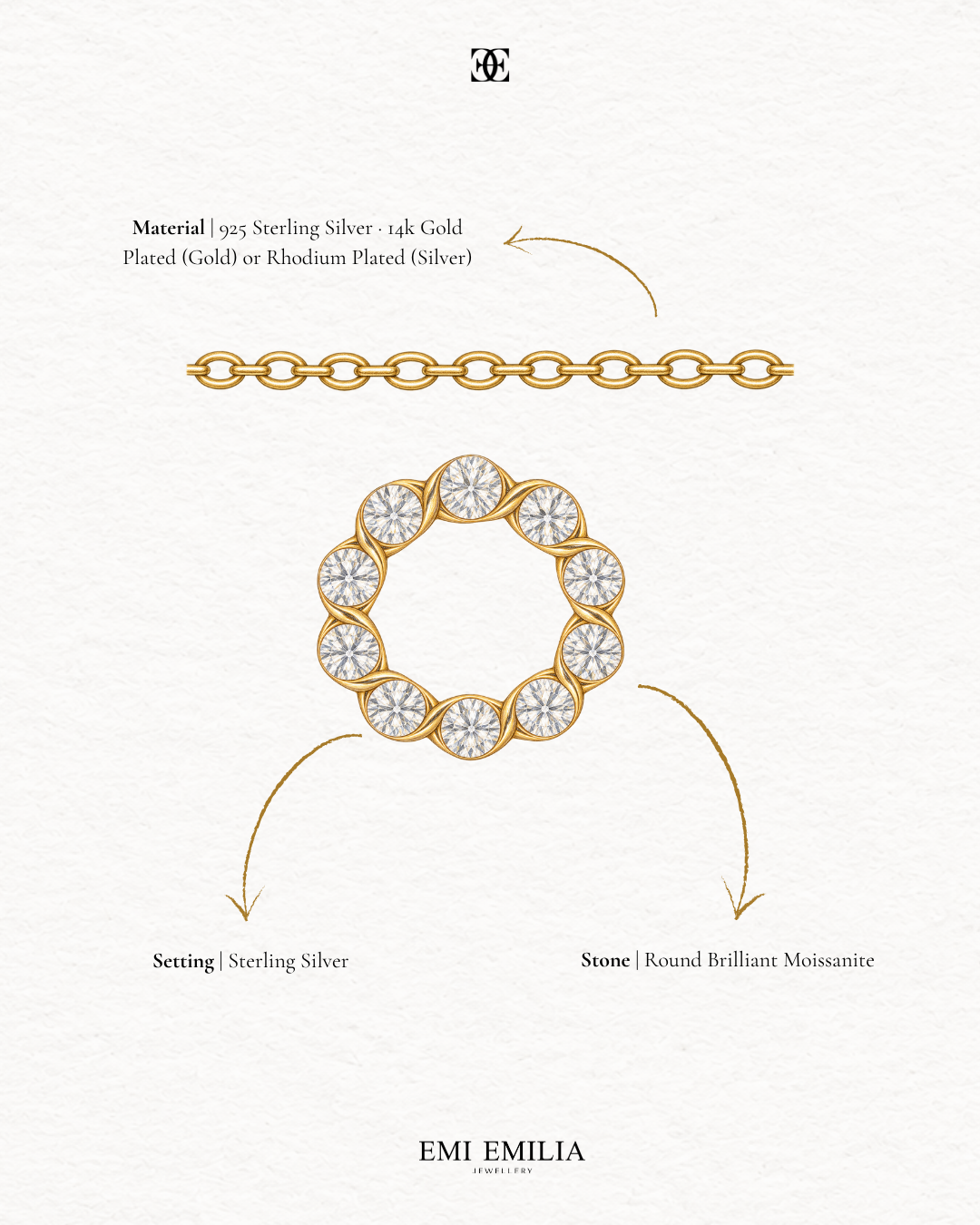 Willow Halo Necklace